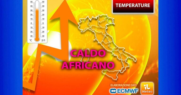 Meteo 9 Agosto 2023: Dal Weekend nuova ondata di Caldo Africano