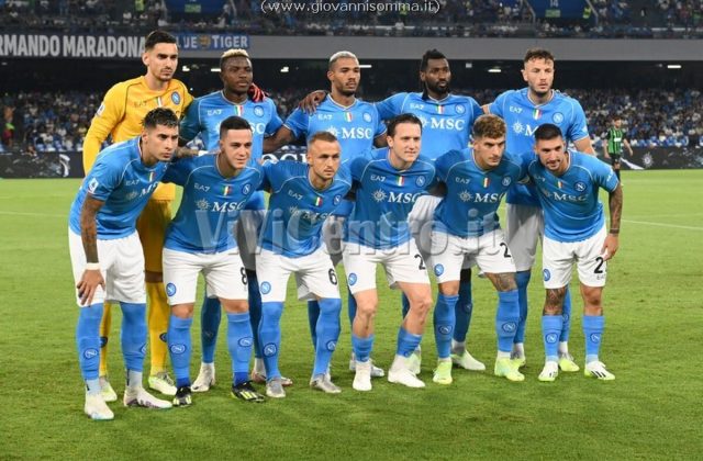 Foto Napoli – Sassuolo (2-0). Gli azzurri restano a punteggio pieno dopo 2 giornate
