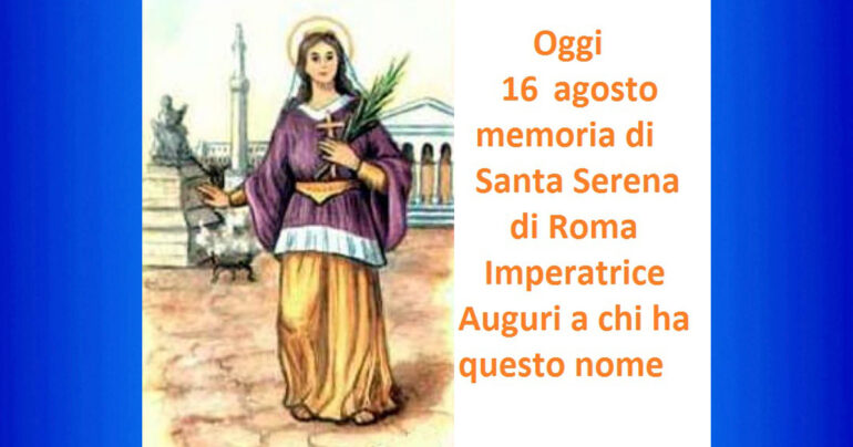 Santa Serena: Luce di Fede e Amore