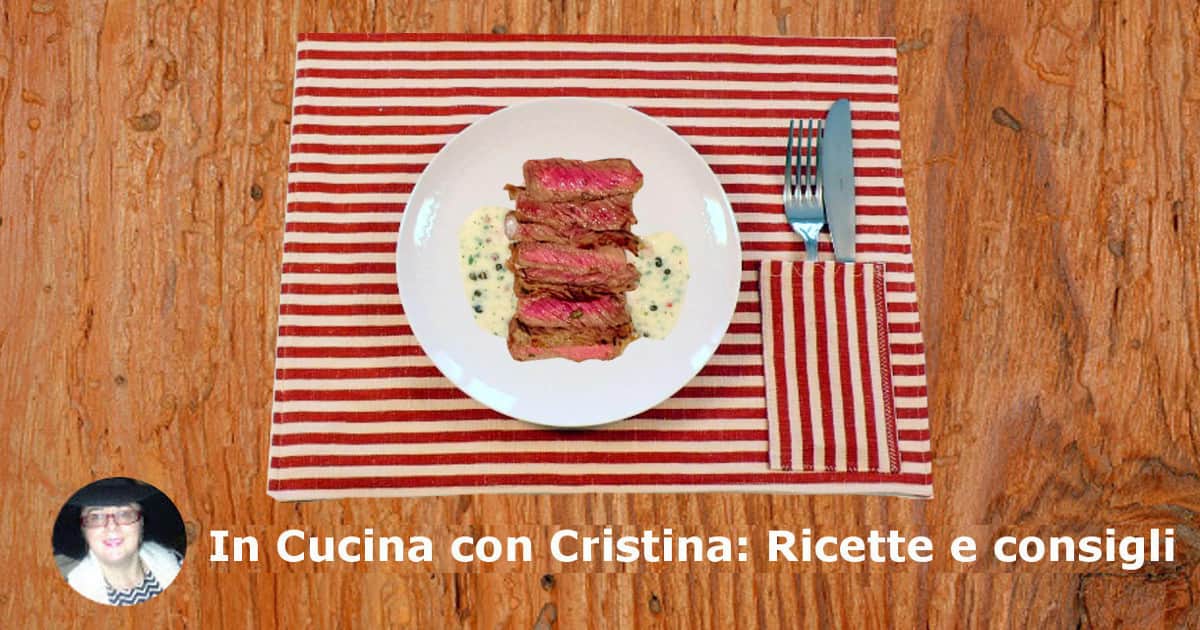 Tagliata di Manzo al Pepe Verde