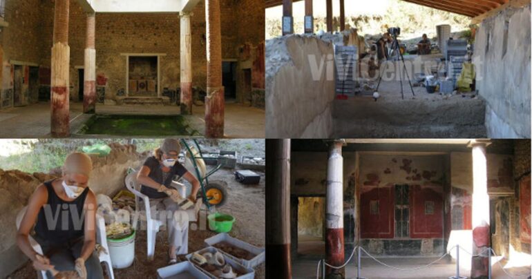 Villa San Marco a Stabia, gli scavi iniziati con i Borbone