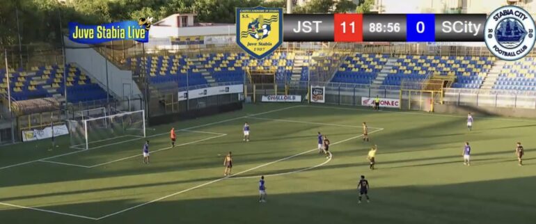 Juve Stabia-Stabia City, finisce 11-0 l’allenamento congiunto