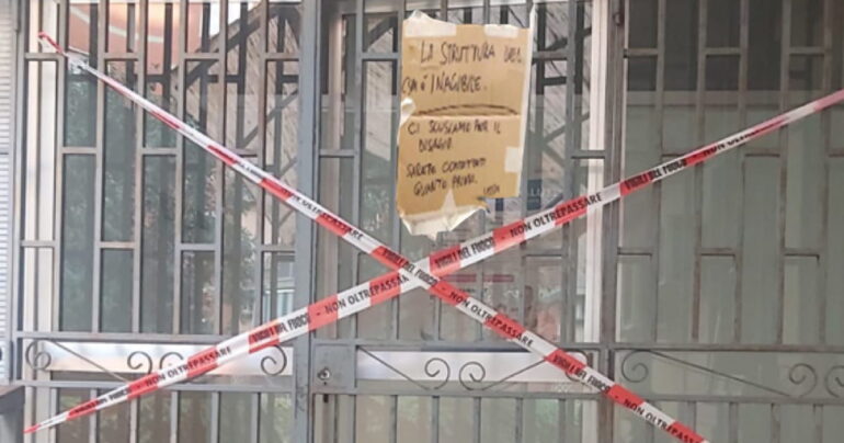 Emergenza Allagamenti: Centro Salute Mentale di Castellammare Di Stabia Chiuso