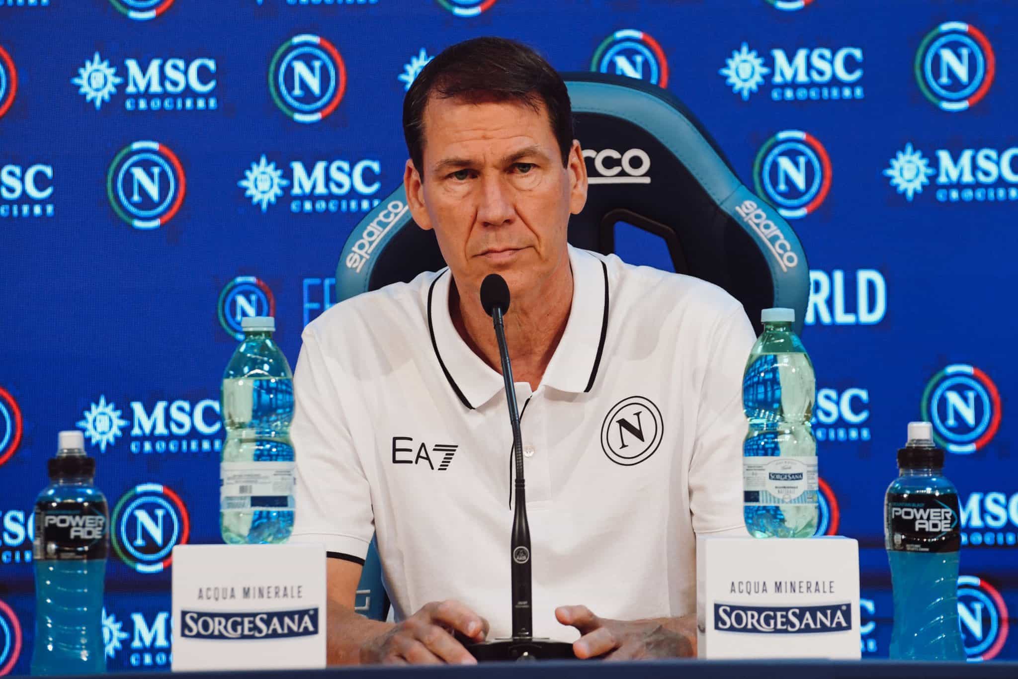 Genoa Napoli, Rudi Garcia in conferenza stampa