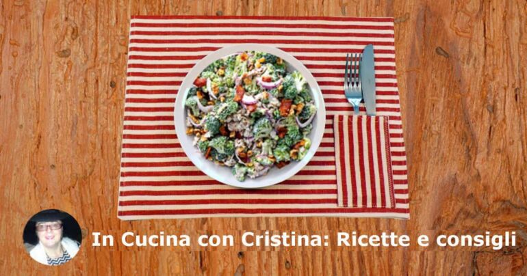 Insalata di broccoli e pancetta