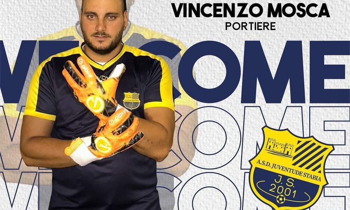 Vincenzo Mosca è un nuovo portiere della Juventude Stabia
