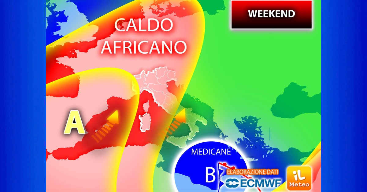 Meteo 10 Settembre, CALDO AFRICANO, picchi fino a 36°C
