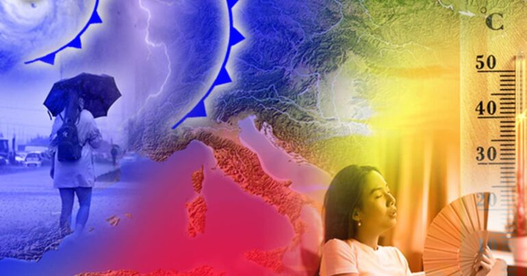 Meteo 19 Settembre 2023: Pazzie, 40°C al sud, Weekend autunnale al Nord