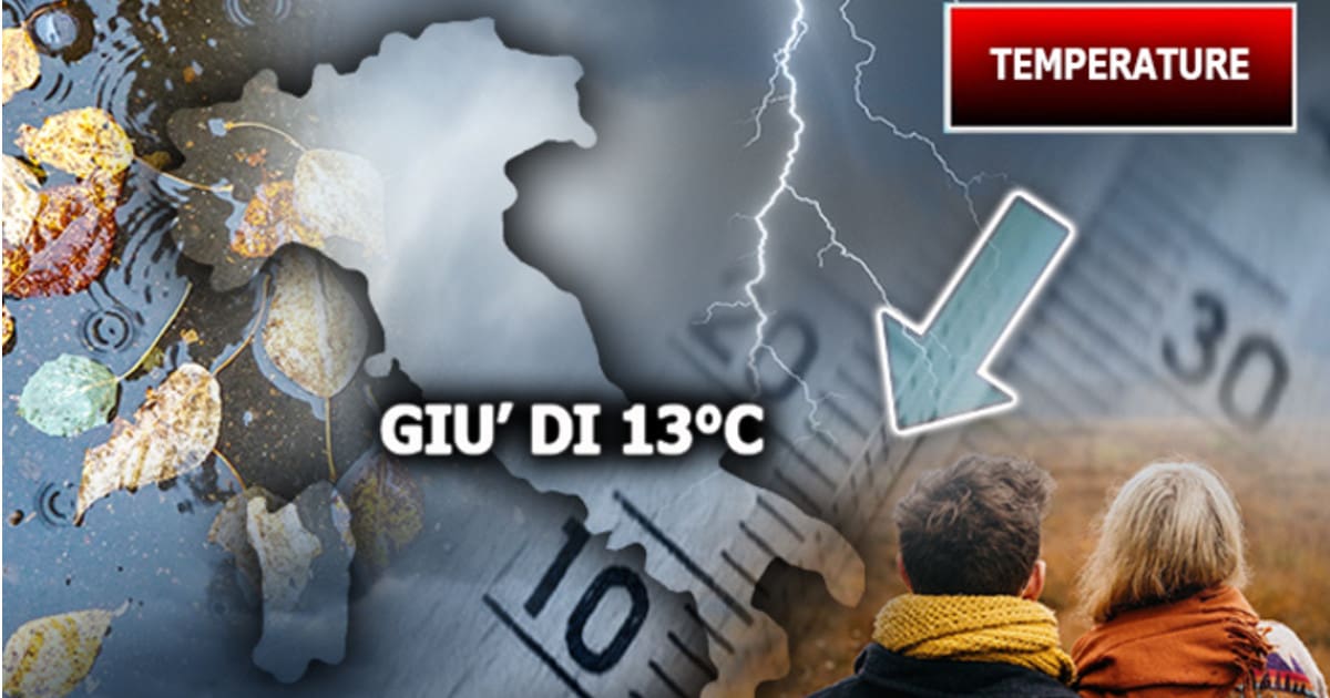 Meteo 21 Settembre 2023, TEMPERATURE giù anche di 13°C!-min