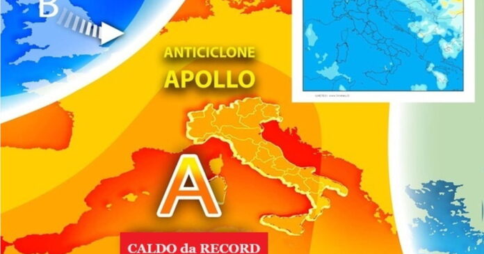 Meteo 30 Settembre 2023, WEEKEND da record con l'Anticiclone APOLLO, temperature da pieno Agosto fino a 33°C