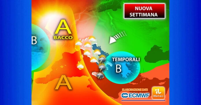 Meteo 4 Settembre 2023 - NUOVA SETTIMANA, una Goccia FREDDA lambirà l'Italia, in arrivo TEMPORALI su alcune Regioni!