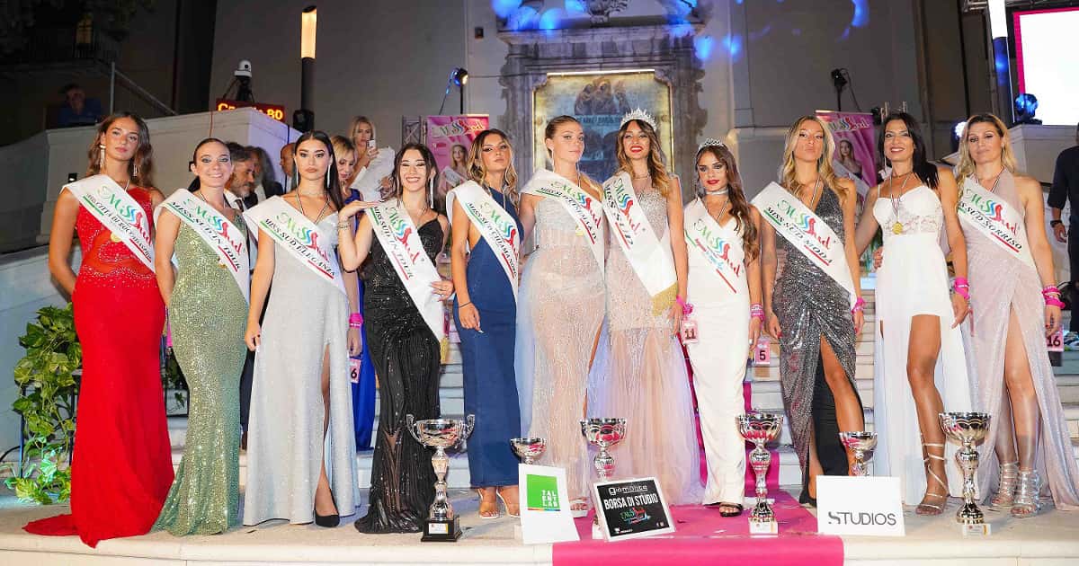Miss Sud 2023 - Tutte le fasce assegnate