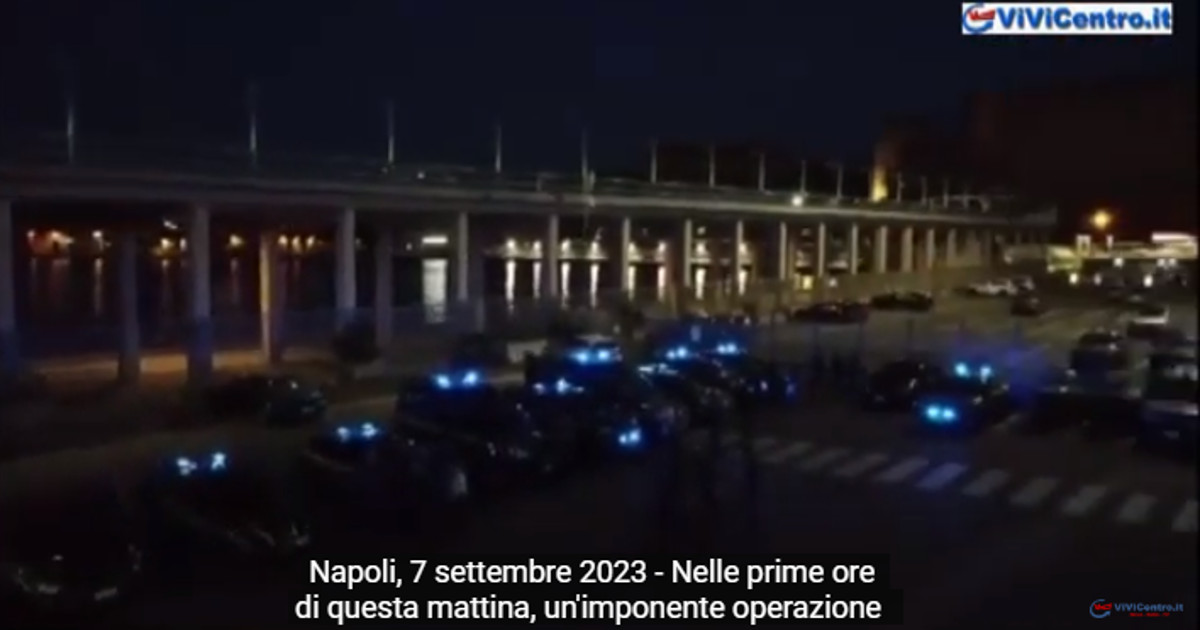 Operazione Polizia Napoli Quartieri Spagnoli