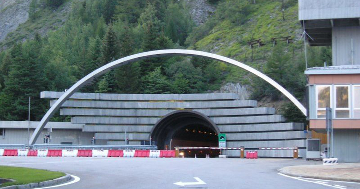 Traforo del Monte Bianco lato italiano