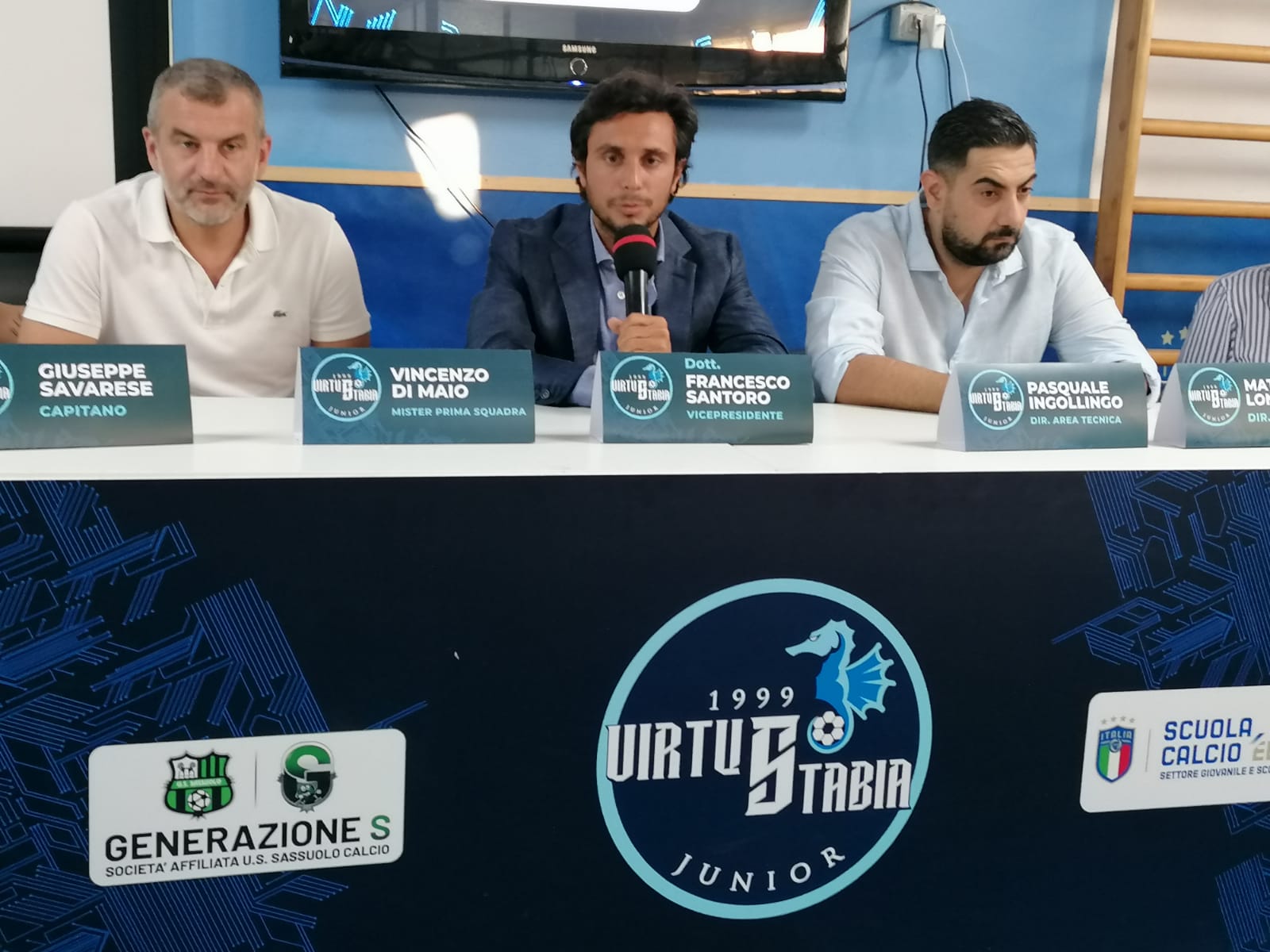 virtus stabia santoro presentazione