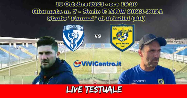 Brindisi-Juve Stabia, Rileggi LIVE 1-1 (16° Candellone, 7° s.t. Valenti)