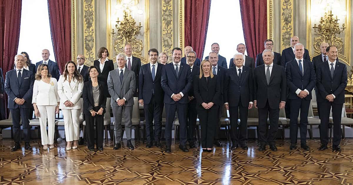 Governo Meloni, foto di gruppo