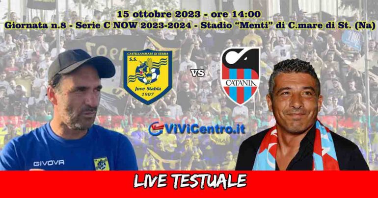 Juve Stabia – Catania (1-0: 27′ p.t. Meli): Rileggi il live testuale