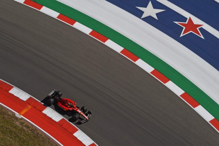 Qualifiche GP USA: touchdown Leclerc, è pole position