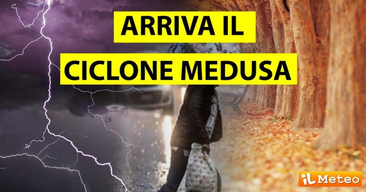 Meteo 17 Ottobre 2023, nei prossimi giorni arriverà il Ciclone Medusa