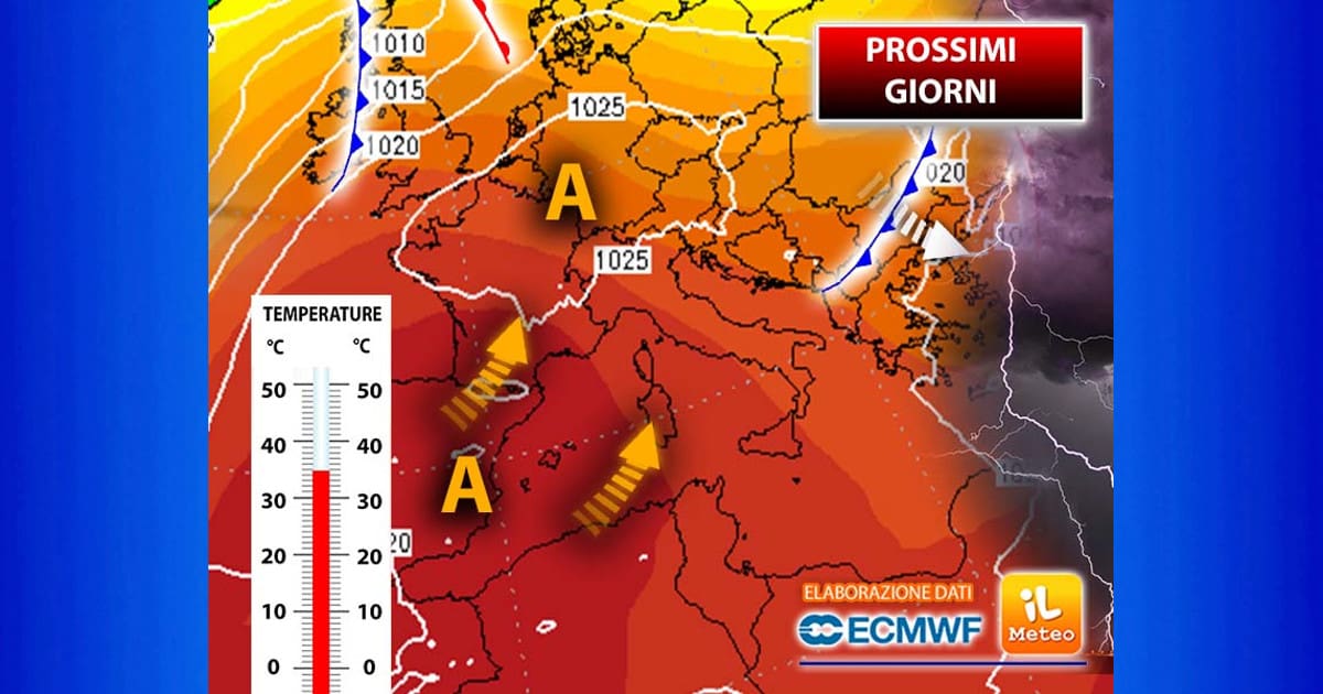 Meteo Nazionale 5 Ottobre 2023, Anticiclone APOLLO verso la massima potenza