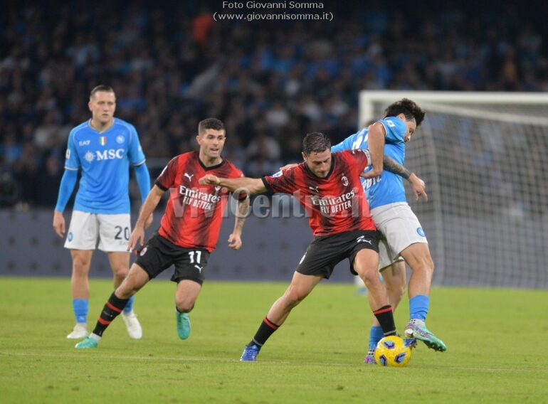Foto Napoli – Milan (2-2). Gli azzurri rimontano il diavolo ed evitano la sconfitta