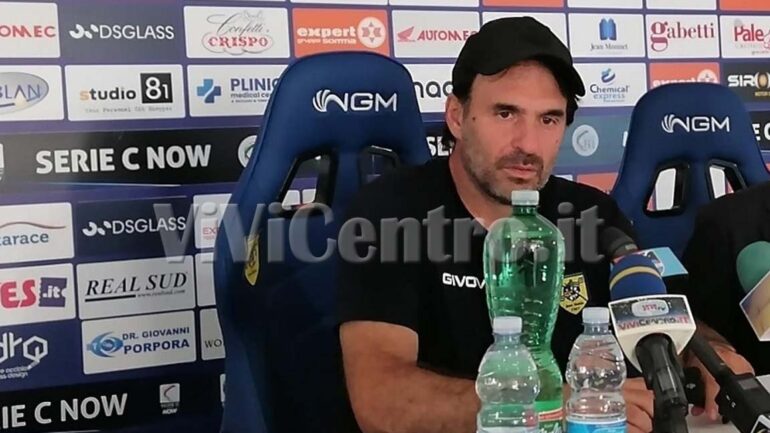 Juve Stabia – Catania (1-0), Pagliuca: Faccio ancora una volta i complimenti ai miei ragazzi, sono eccezionali!
