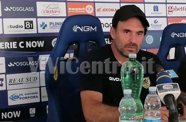 Juve Stabia – Catania (1-0), Pagliuca: Faccio ancora una volta i complimenti ai miei ragazzi, sono eccezionali!