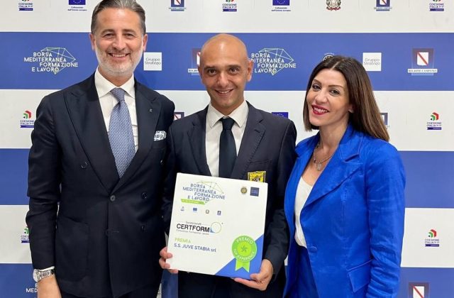 Juve Stabia premiata alla Borsa Mediterranea della Formazione