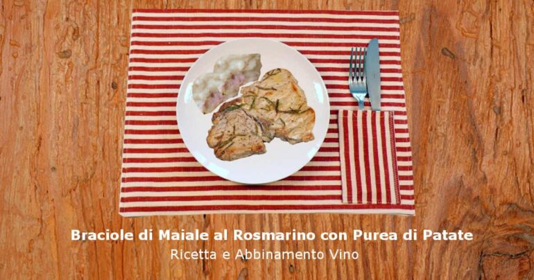 Braciole di Maiale al Rosmarino con Purea di Patate