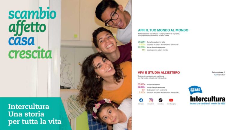 Scuola: Aperte le iscrizioni al concorso Intercultura per i programmi all’estero 2024/25