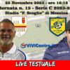 Messina-Juve Stabia LIVE