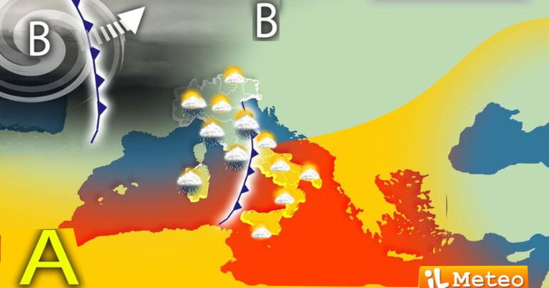 Meteo 8 Novembre 2023: Serie di perturbazioni fino al Weekend