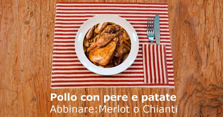 Pollo con Pere e Patate, un Connubio di Sapori