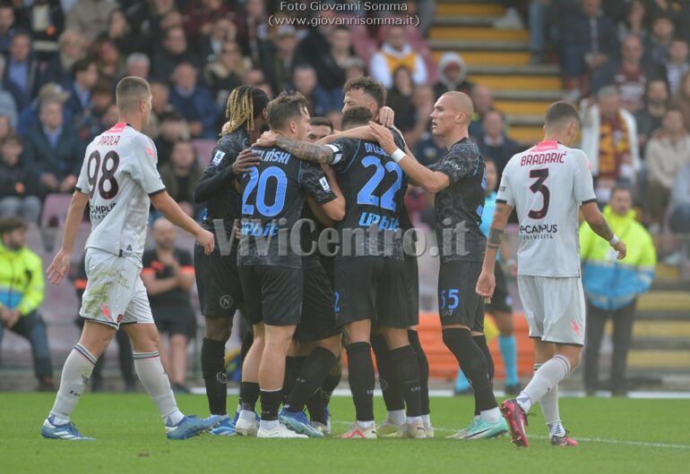 Foto Salernitana – Napoli (0-2): Continua la serie positiva degli azzurri