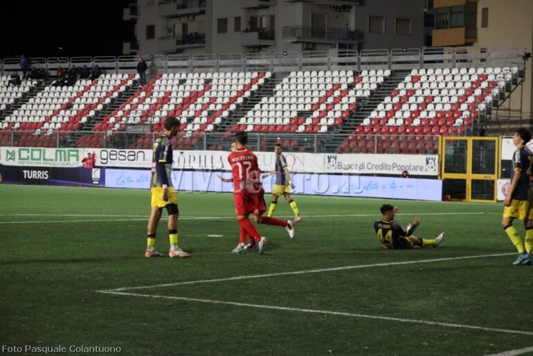 Coppa Italia Serie C, Turris – Juve Stabia (3-5 dts): le foto dei protagonisti in campo
