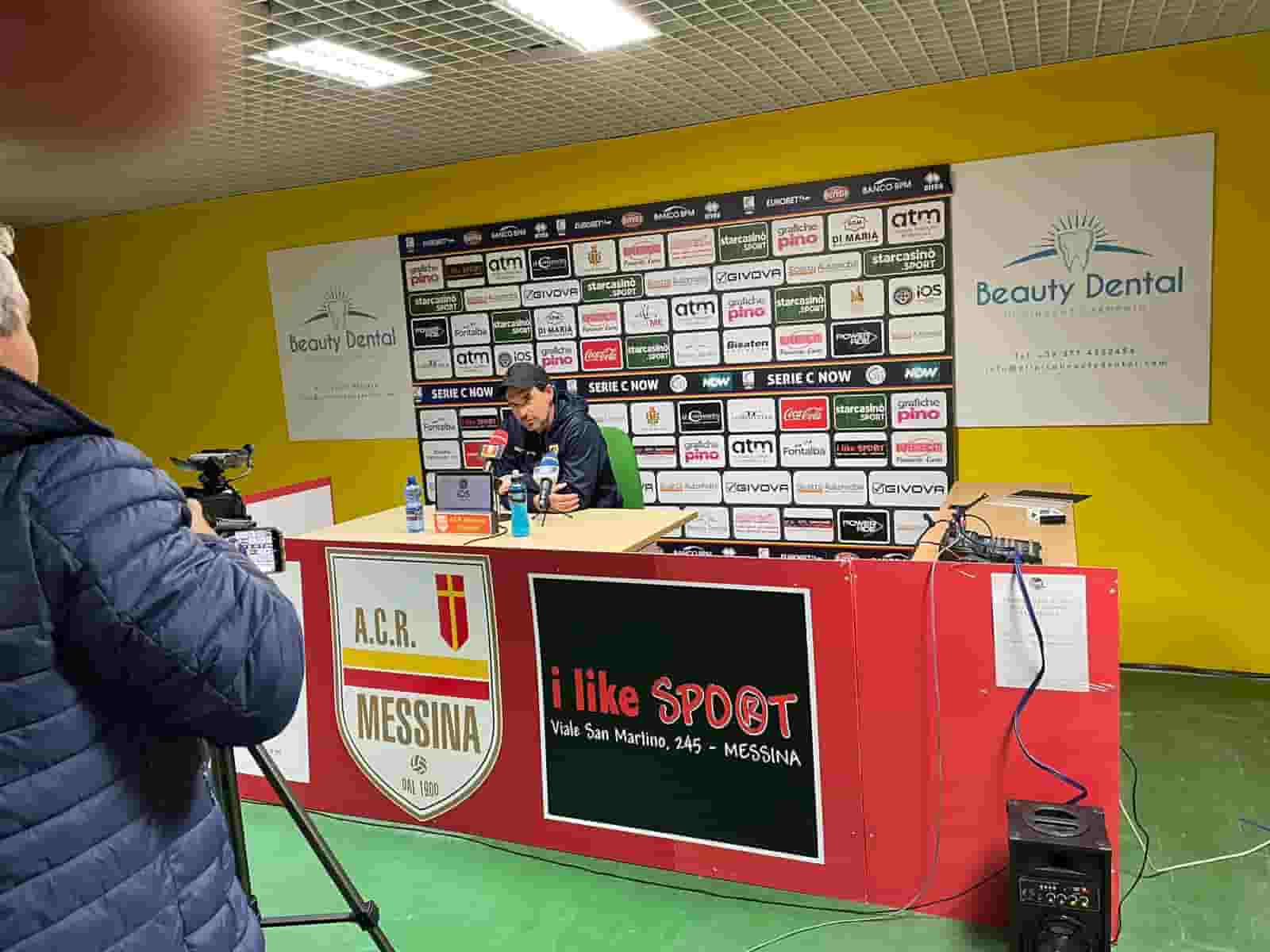 juve stabia pagliuca messina conferenza