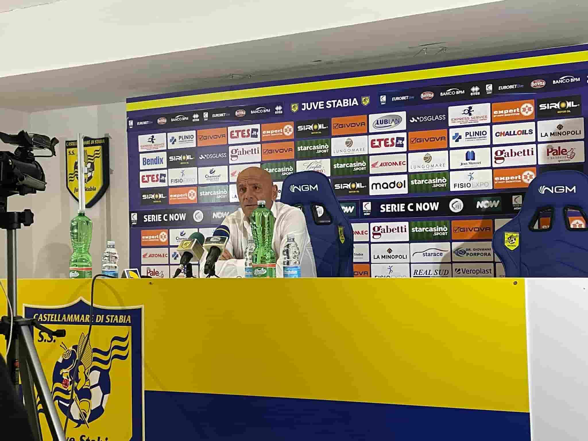 maiuri juve stabia sorrento conferenza