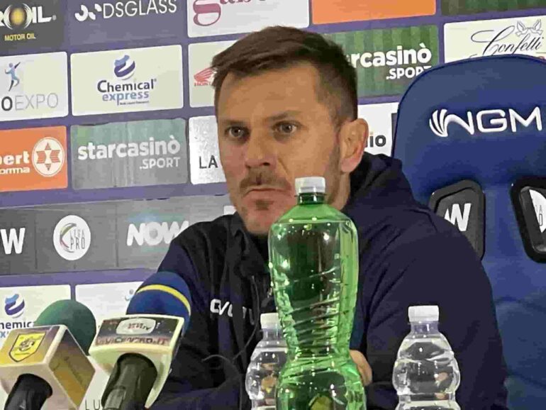 Juve Stabia, Tarantino: troppa frenesia ma l’obiettivo è la salvezza