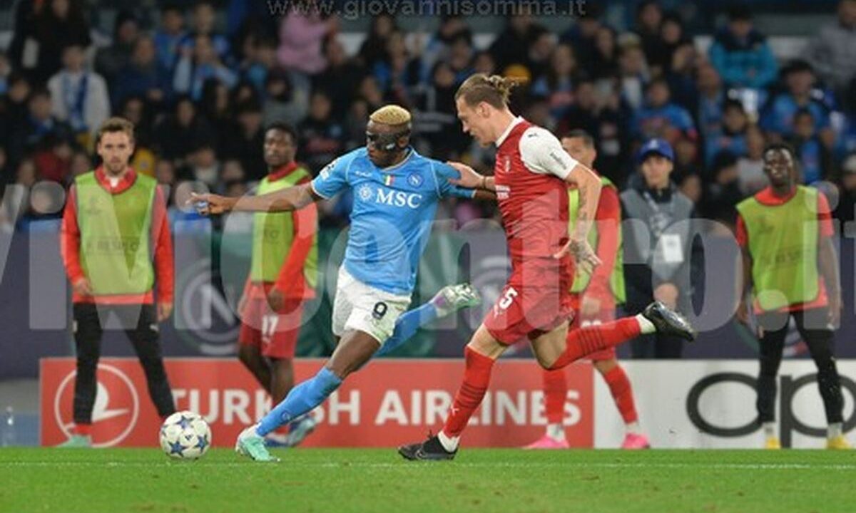 Foto Napoli – Braga (2-0): Gli azzurri si qualificano agli ottavi di Champions League