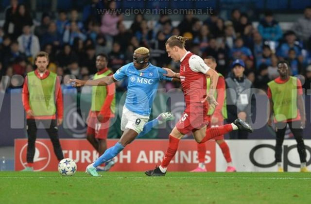 Foto Napoli – Braga (2-0): Gli azzurri si qualificano agli ottavi di Champions League