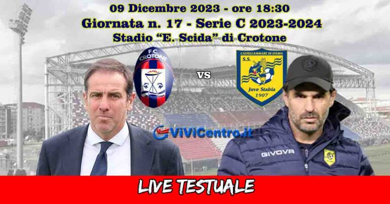 Crotone-Juve Stabia, Rileggi LIVE 1-1