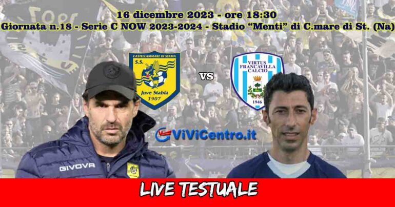 Juve Stabia-Virtus Francavilla, Rileggi LIVE 3-0