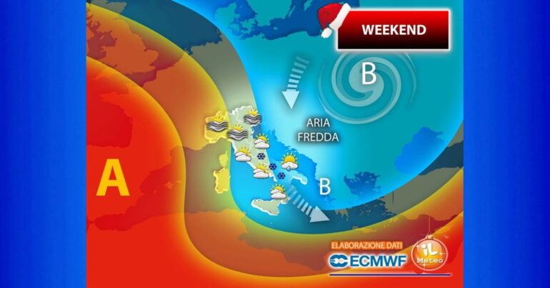 Meteo 15 Dicembre 2023: Weekend freddo, poi arriva il Gobbo di Algeri