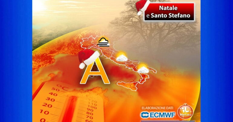 Meteo 25 Dicembre 2023: Natale e Santo Stefano sotto una Cupola Anticiclonica