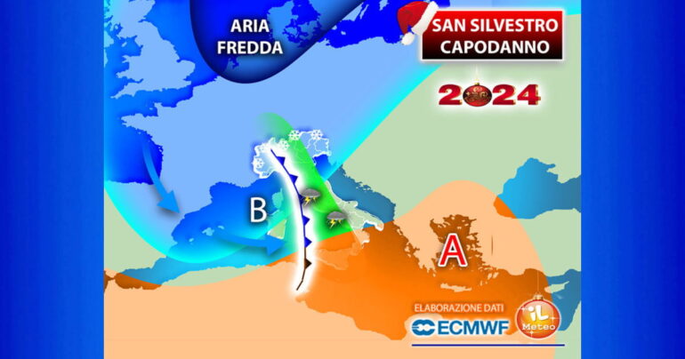 Meteo 29 Dicembre 2023: Pioggia e neve per l’Ultimo dell’Anno