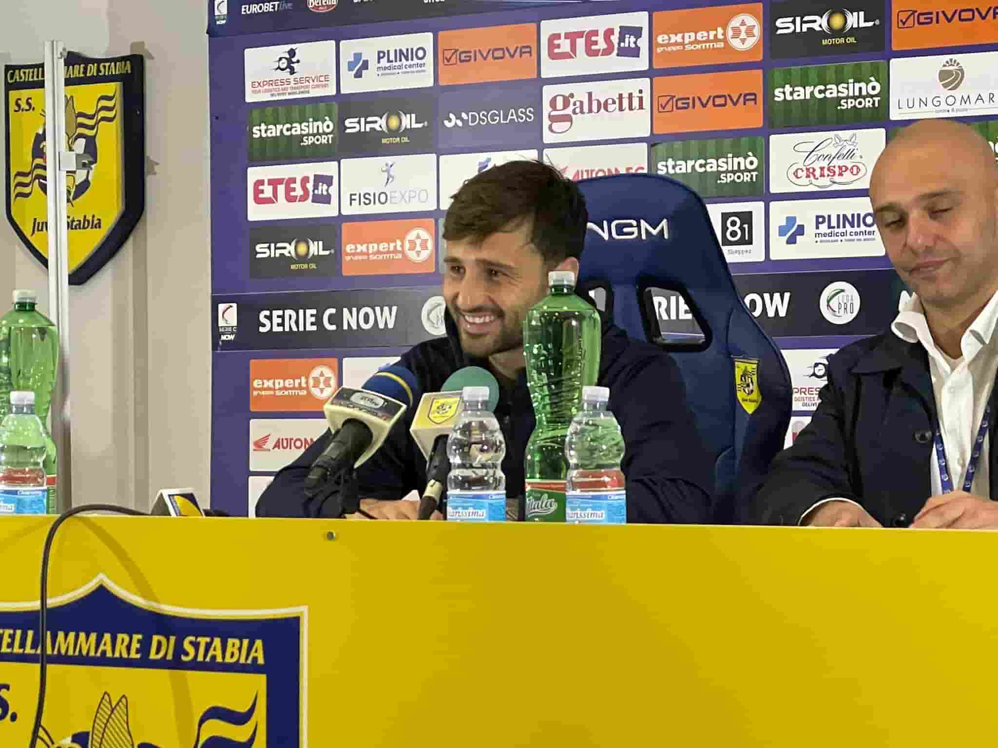 gerbo juve stabia benevento conferenza