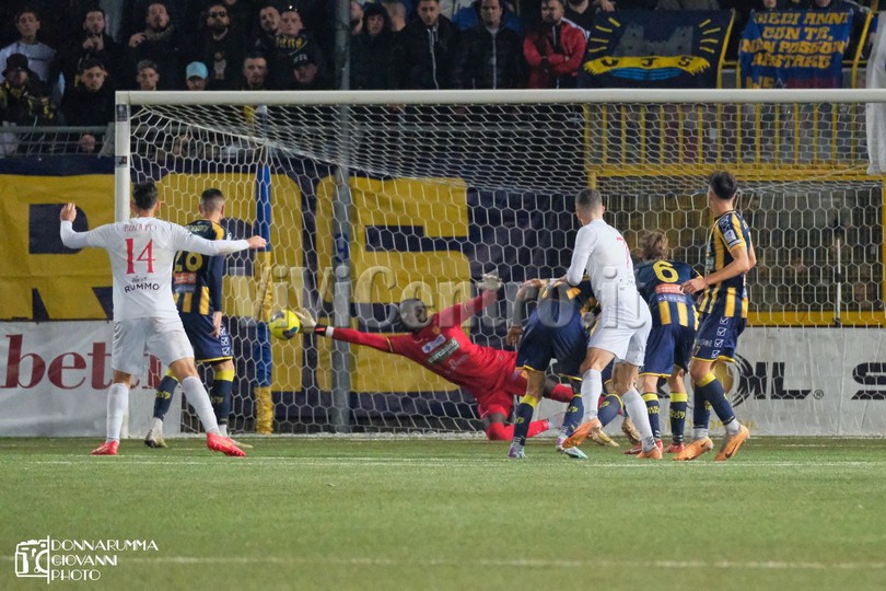 record juve stabia benevento calcio serie c 2023-2024 derby (71) THIAM foto