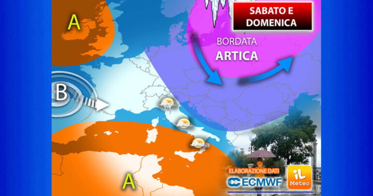 Meteo 13 Gennaio 2024: irruzione gelida, Domenica cambia tutto
