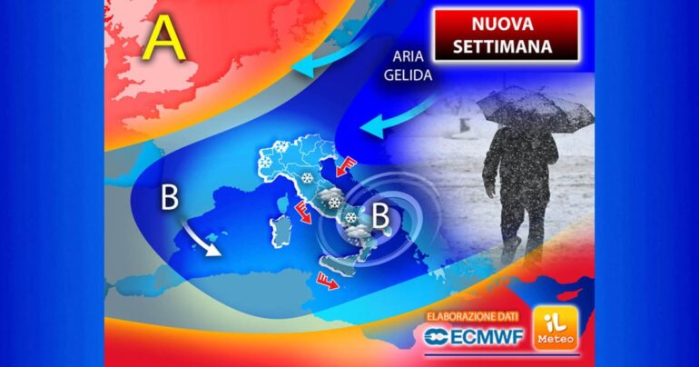 Meteo 8 Gennaio 2024: dettagli anche per Campania, Napoli, Castellammare di Stabia